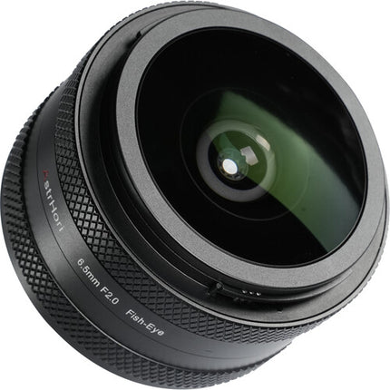 AstrHori 6.5mm f/2 Objetivo Ojo de Pez Micro Cuatro Tercios Apertura f/2 a f/22