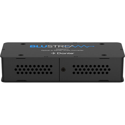 Blustream DA22OPT Convertidor de Audio Óptico a Dante con Soporte AES67 y PoE