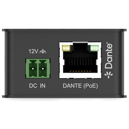 Blustream DA22OPT Convertidor de Audio Óptico a Dante con Soporte AES67 y PoE