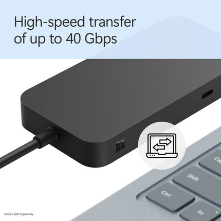 Microsoft Surface USB4 Dock estación de conexión USB4 con 65W Power Passthrough y HDMI 2.1