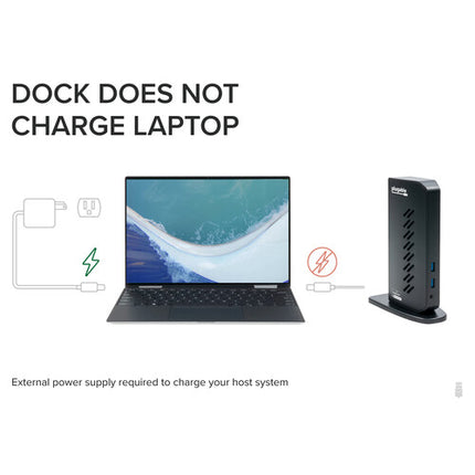 Plugable USB 3.1 Gen 1 Docking Station Dual 4K 3840x2160 60Hz Ethernet Audio