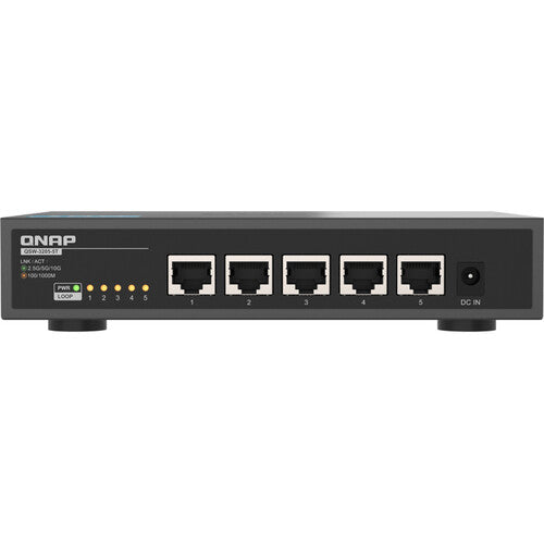 QNAP QSW-3205-5T Switch de Red 5 Puertos 10G 100 Gb/s Fanless