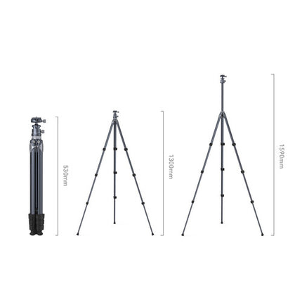 SmallRig AP-02 Trípode de Aluminio Ligero para Viaje 62.6" con Cabezal Bola Arca