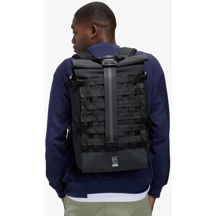 Chrome Industries Barrage Pack Mochila Negra 22L con Bolsillo para Laptop 15" y Correa Esternal