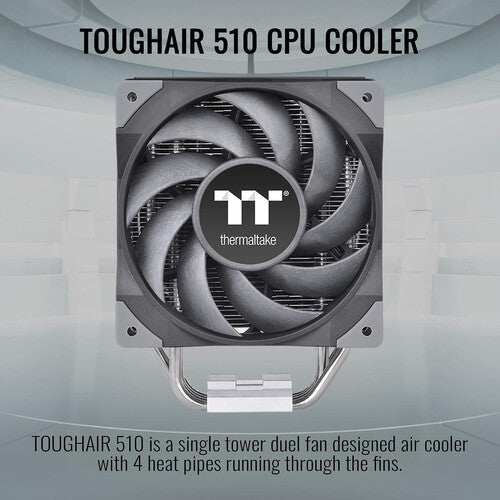 Thermaltake TOUGHAIR 510 Refrigerador CPU 120mm Ventilador 2000 rpm