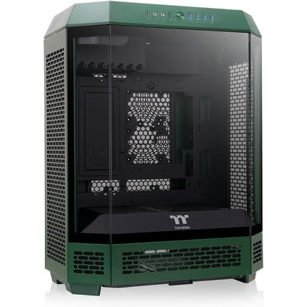Thermaltake The Tower 600 Caja Mid-Tower Acero SGCC 2 Ventiladores 140mm Verde Racing