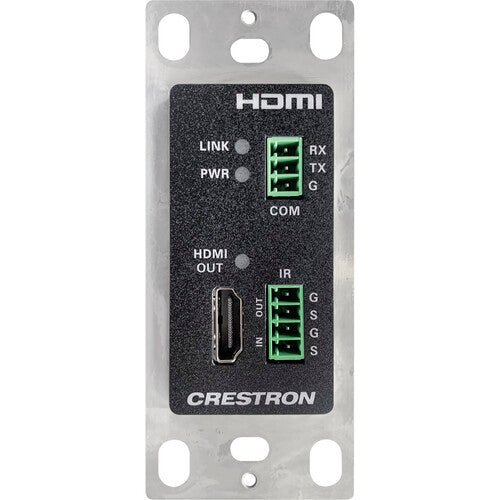 Crestron DM Essentials Receptor de Pared 4K60 con Extensión de Señal hasta 40 m