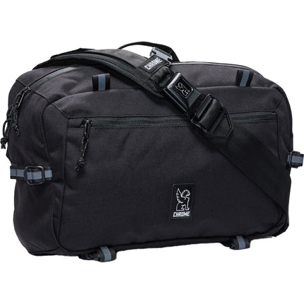 Chrome Industries Kadet Max Mochila Negra 15L con Funda para Laptop 15" y Correa Estabilizadora