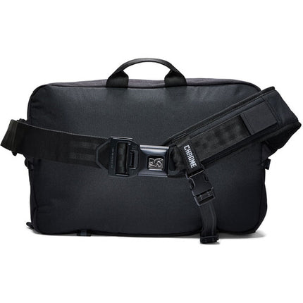 Chrome Industries Kadet Max Mochila Negra 15L con Funda para Laptop 15" y Correa Estabilizadora