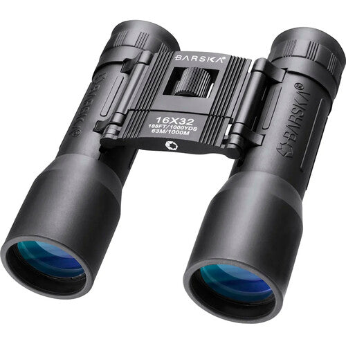 Barska 16x32 Lucid View Binoculares con prismas BK7 y lentes totalmente revestidas