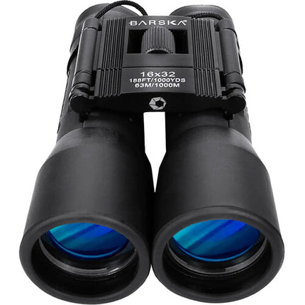 Barska 16x32 Lucid View Binoculares con prismas BK7 y lentes totalmente revestidas