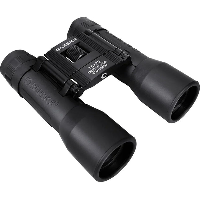 Barska 16x32 Lucid View Binoculares con prismas BK7 y lentes totalmente revestidas