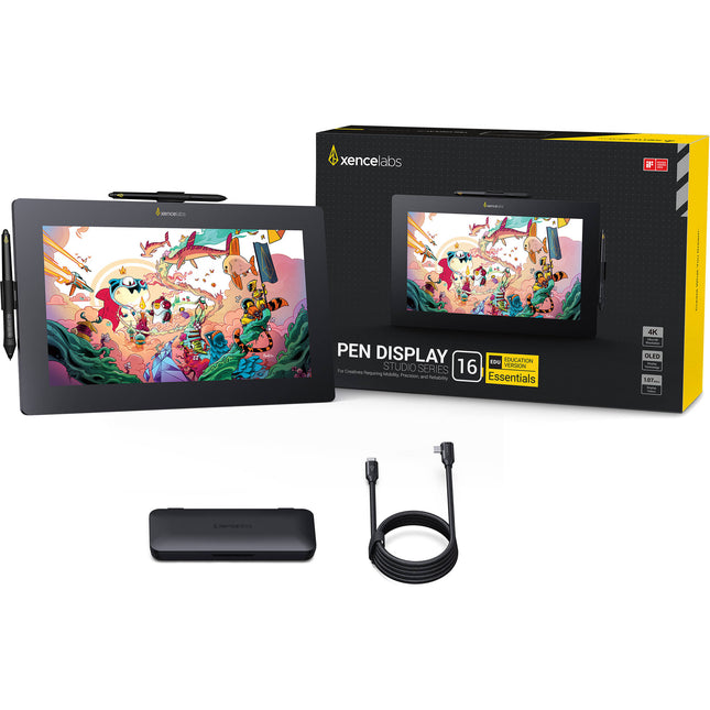 Xencelabs Pen Display 16 EDU Kit con Pantalla 16 3840x2160 4K OLED