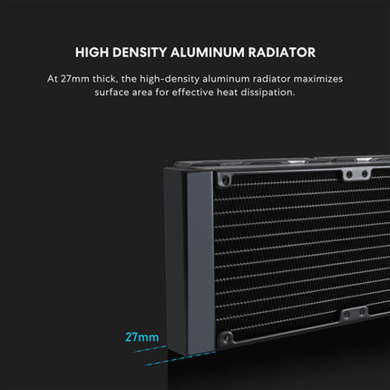Lian Li GA II Lite 360mm Refrigeración Líquida RGB con 3 Ventiladores 120mm