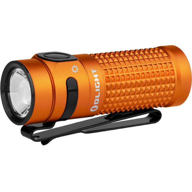 Olight Baton 4 Premium Edition Linterna LED Naranja 1300 Lúmenes Estuche Carga Inalámbrica 5000mAh