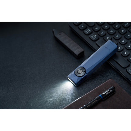 Olight Arkfeld Ultra Linterna LED 1400 Lúmenes Láser Verde 3R UV 900mW Azul Marino