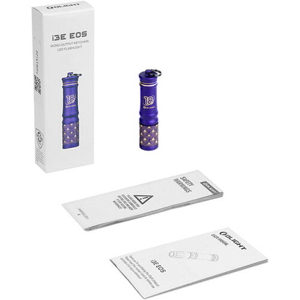 Olight I3E EOS Linterna Morada 90 Lúmenes LED Philips IPX8 Waterproof