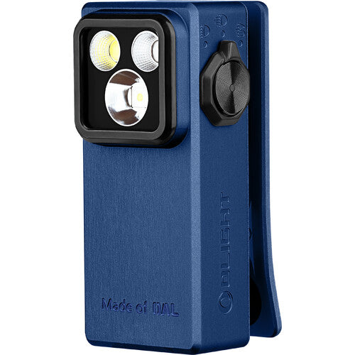 Olight Oclip Ultra Luz Recargable Clip-On Azul Marino 530 Lúmenes 144 Horas USB-C