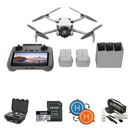 DJI Mini 4 Pro Drone Fly More Combo Plus con controlador RC 2 45 min vuelo 128GB microSD