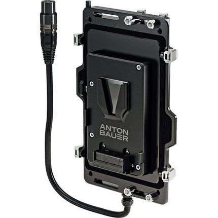 Litepanels Battery Bracket para Astra IP Soporte V-Mount con conector XLR y cubierta resistente al clima