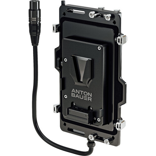 Litepanels Battery Bracket para Astra IP Soporte V-Mount con conector XLR y cubierta resistente al clima