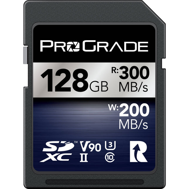 ProGrade Digital 128GB Tarjeta de Memoria UHS-II SDXC Iridium 300 MB/s lectura 200 MB/s escritura