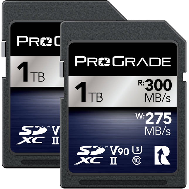 ProGrade Digital Tarjetas de Memoria SDXC 1TB UHS-II V90 2-Pack