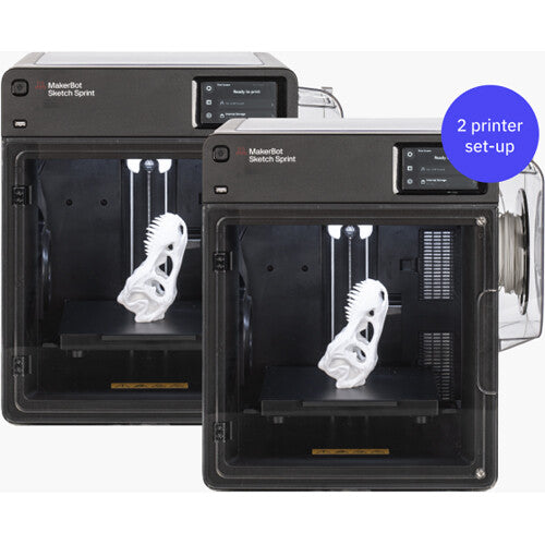 MakerBot Sketch Sprint Impresora 3D Configuración Aula Dos Unidades Volumen 8.66 Pulgadas