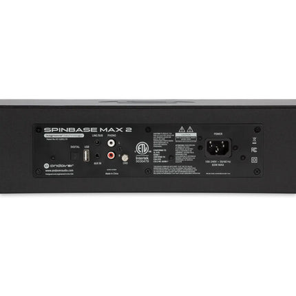 Andover Audio SpinBase MAX 2 Altavoz Activo para Tocadiscos 270° 6 Altavoces Bluetooth