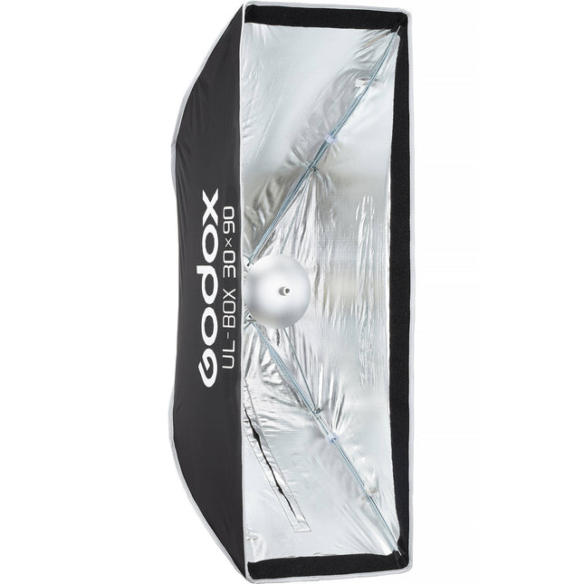 Godox Softbox en Forma de Paraguas 30x90 cm Montura Bowens con Difusor y Rejilla