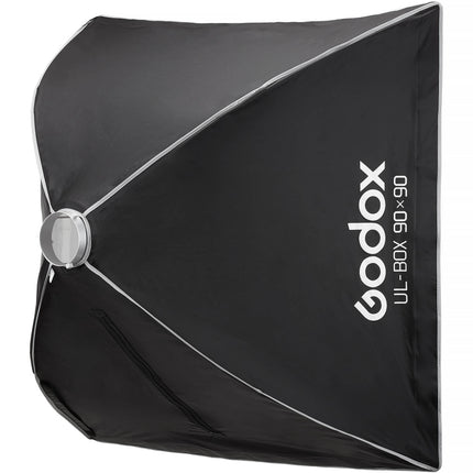 Godox Softbox estilo paraguas con montura Bowens 90x90 cm con difusor y grid
