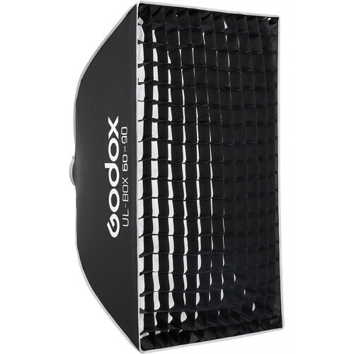 Godox Softbox Estilo Paraguas con Montura Bowens 60x90 cm con Difusores y Grid