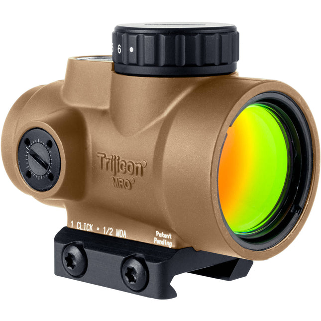 Trijicon 1x25 MRO SD Punto Rojo Reflex 2 MOA 25mm Objetivo Coyote Brown