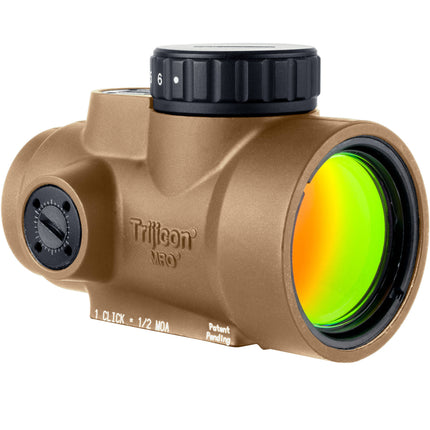 Trijicon 1x25 MRO SD Mira de Punto Verde 2 MOA 25 mm Coyote Brown
