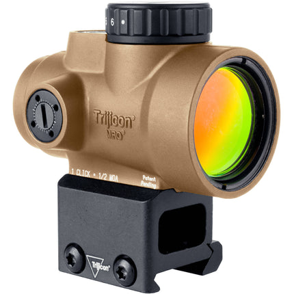 Trijicon 1x25 MRO SD Mira Reflex Dot Verde 2 MOA 25mm Coyote Brown