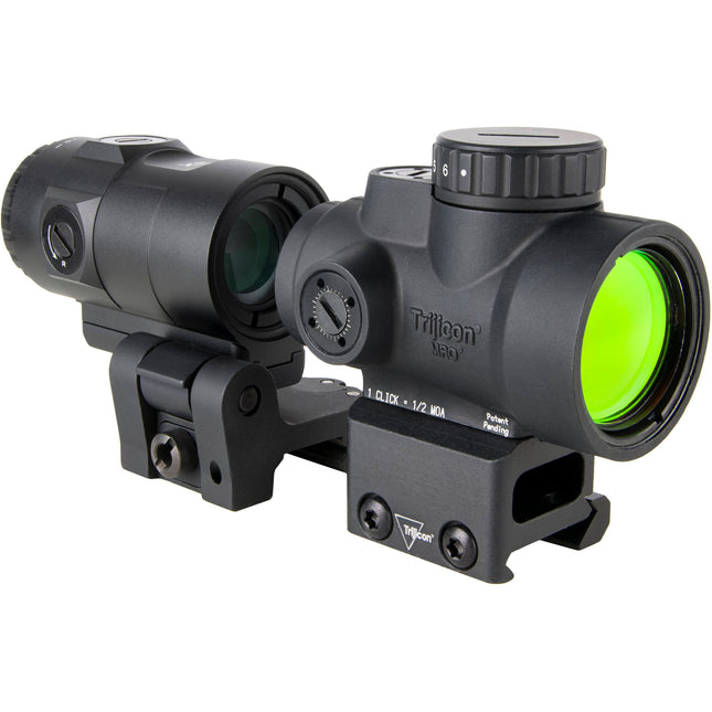 Trijicon 1x25 MRO SD Visor Punto Rojo 2 MOA con Aumentos 3x y Montura Co-Witness Completa