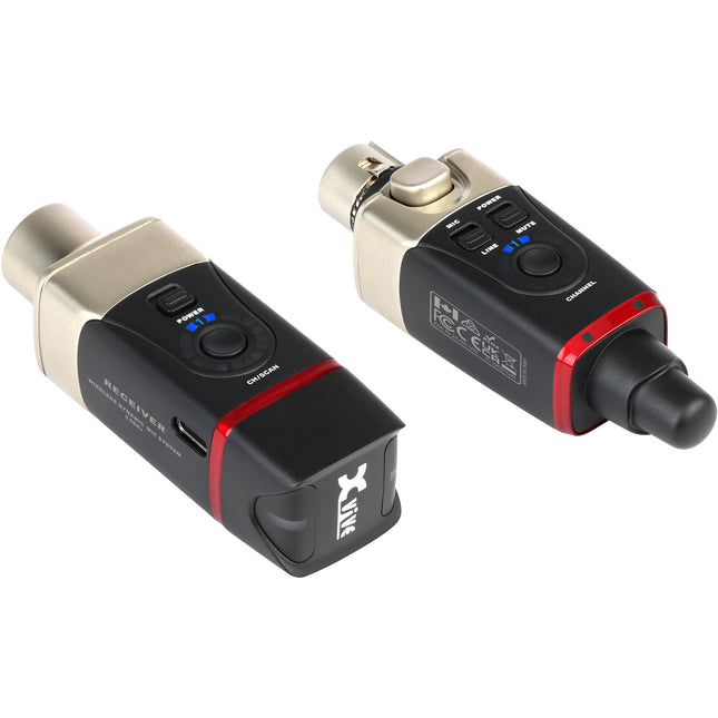 Xvive Audio U35 Sistema inalámbrico para micrófonos dinámicos 5.8 GHz rango 30 m batería 5 h