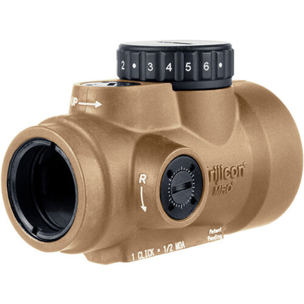 Trijicon 1x25 MRO SD Mira de Punto Verde 2 MOA 25 mm Coyote Brown