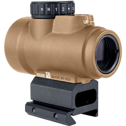 Trijicon 1x25 MRO SD Punto Verde 2 MOA 25mm Óptica Coyote Brown