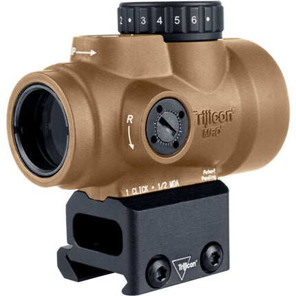 Trijicon 1x25 MRO SD Punto Verde 2 MOA 25mm Óptica Coyote Brown