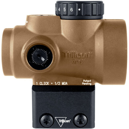 Trijicon 1x25 MRO SD Punto Verde 2 MOA 25mm Óptica Coyote Brown