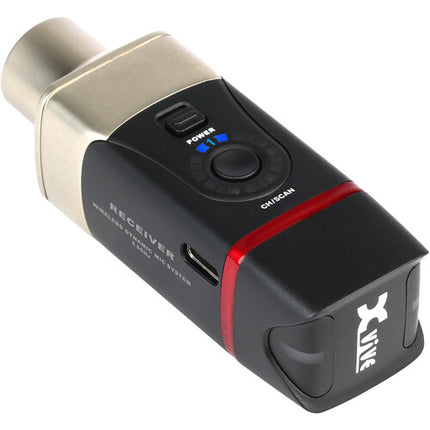Xvive Audio U35 Sistema inalámbrico para micrófonos dinámicos 5.8 GHz rango 30 m batería 5 h