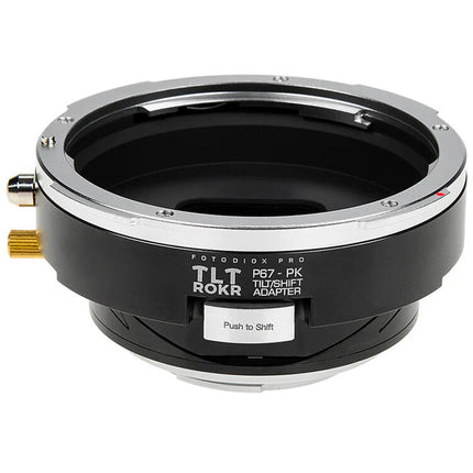 Adaptador de Objetivo Tilt Shift FotodioX Pentax 67 a Pentax K con Corrección de Perspectiva