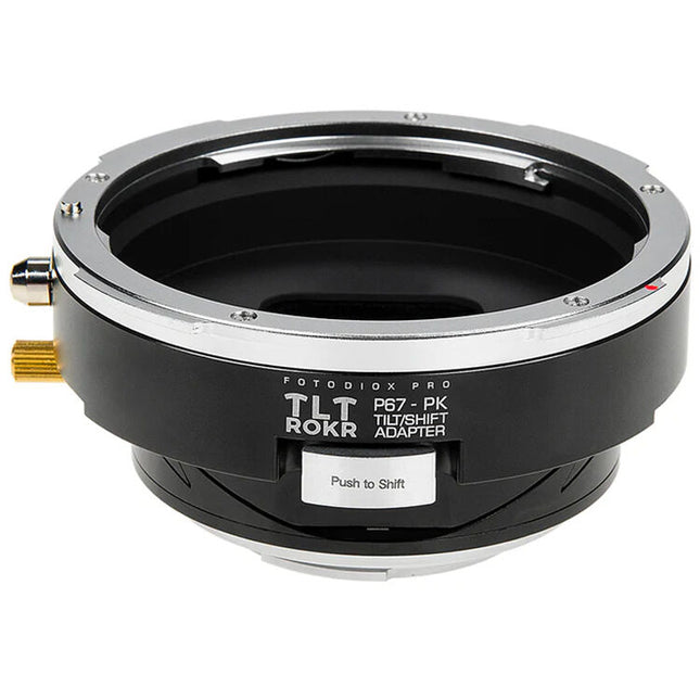 Adaptador de Objetivo Tilt Shift FotodioX Pentax 67 a Pentax K con Corrección de Perspectiva