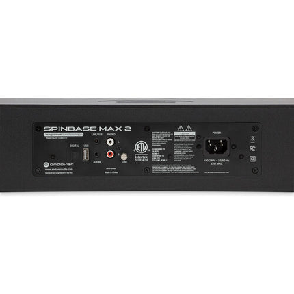 Andover Audio SpinBase MAX 2 Tocadiscos Potenciado Blanco 270° 6 Altavoces Bluetooth