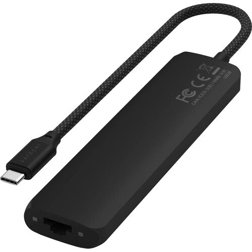 Satechi Slim Adaptador USB-C 7 en 1 con Ethernet 4K 60 Hz 100W PD