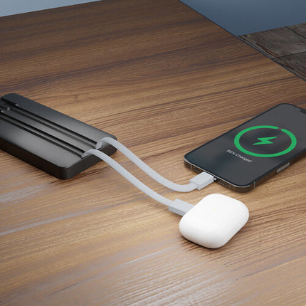 POM GEAR PD Multi Charge Power Bank 10000mAh con USB-C y Lightning integrados