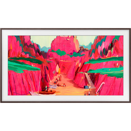 Samsung Customizable Bezel para TV The Frame 65" Diseño Moderno Marrón Magnético