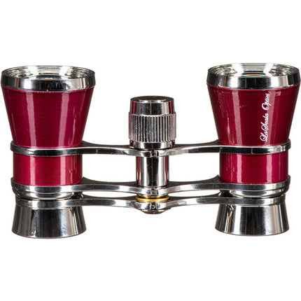 LaScala Optics 3x25 Prismáticos de Ópera 3x Aumento 11.2° Vista