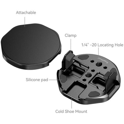 SmallRig Abrazadera para Teléfono SSD Externo Compatible MagSafe y Montajes 1 7-2 7"